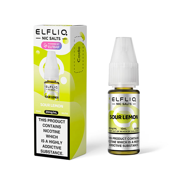 Elf Bar ELFLIQ Sour Lemon Nic Salt Eliquid