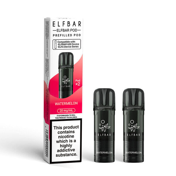 20mg Elf Bar 600 Pre Filled Pod - 2 Pack