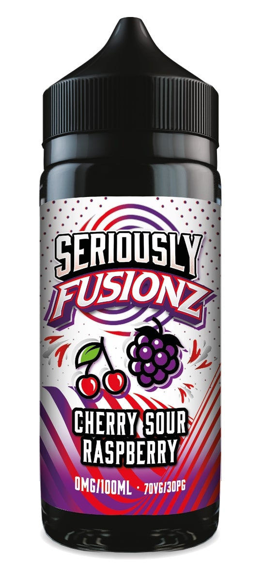 Doozy Vape Seriously Fusionz Cherry Sour Raspberry 100ml Eliquid