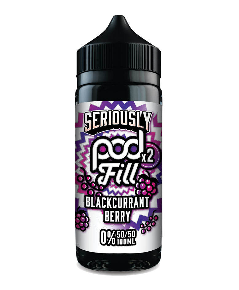 Doozy Vape Seriously Pod Fill 2 Blackcurrant Berry 100ml Eliquid