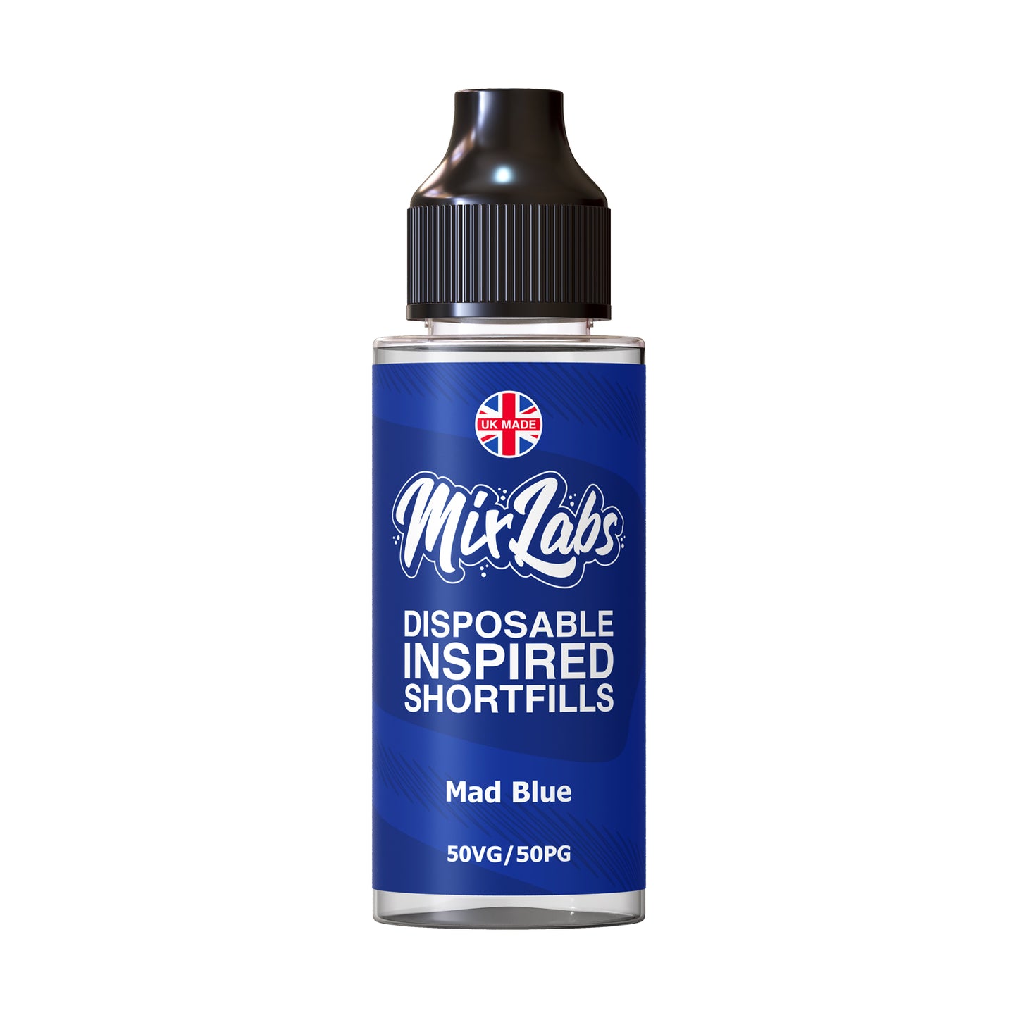 Mix Labs Mad Blue 100ml Shortfill Eliquid