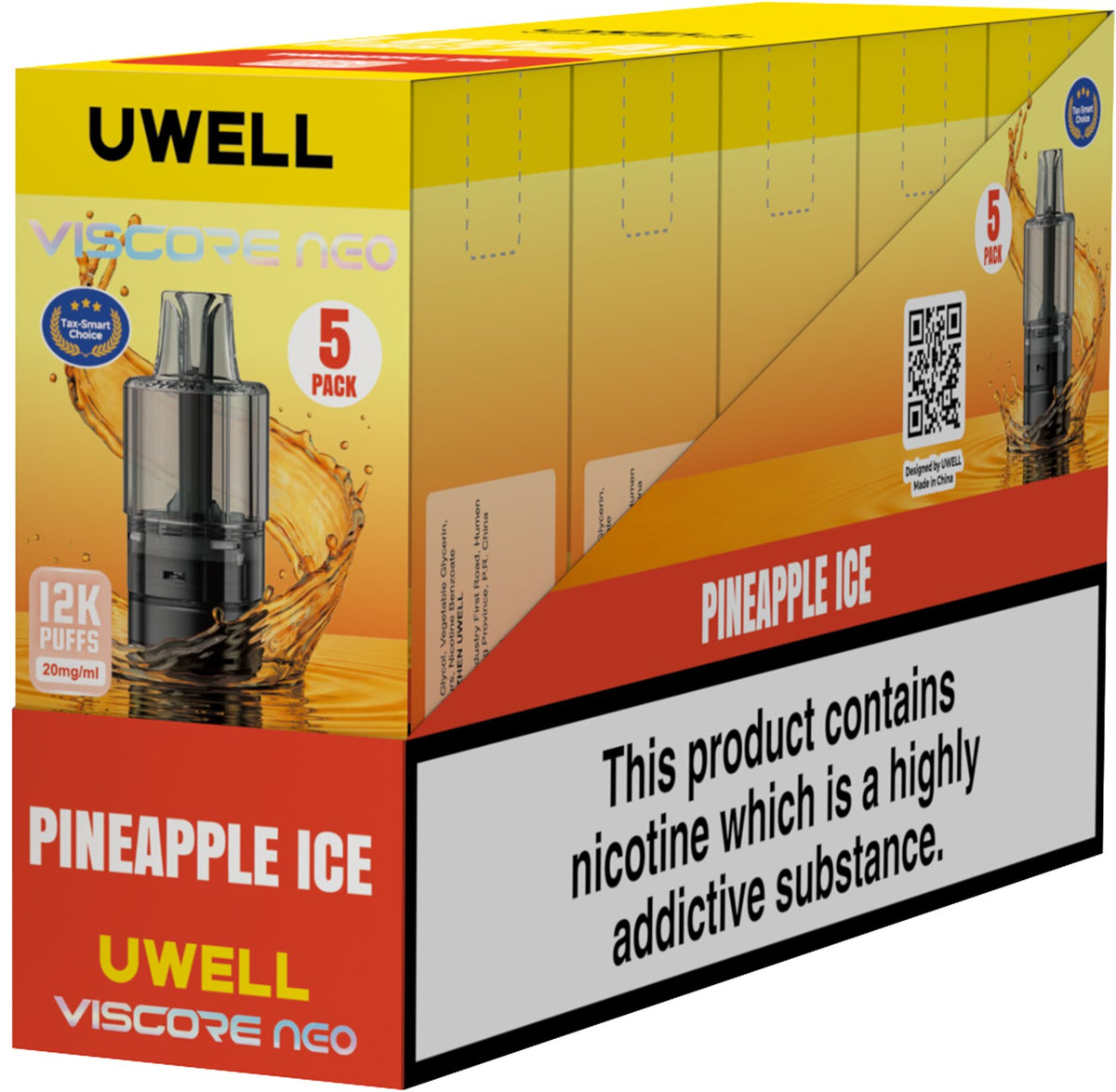 Uwell Viscore Neo 12K Prefilled Pod & Refill 20mg