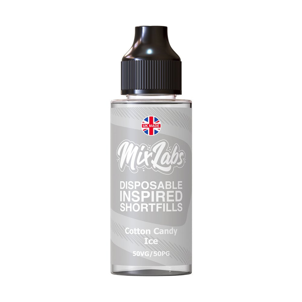 Mix Labs Cotton Candy Ice 100ml Shortfill Eliquid