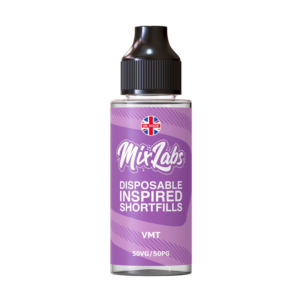 Mix Labs VMT 100ml Shortfill Eliquid