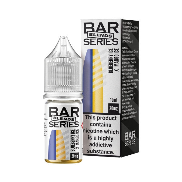Bar Series Blends Blueberry ice x Mango Ice Nic Salt Eliquid