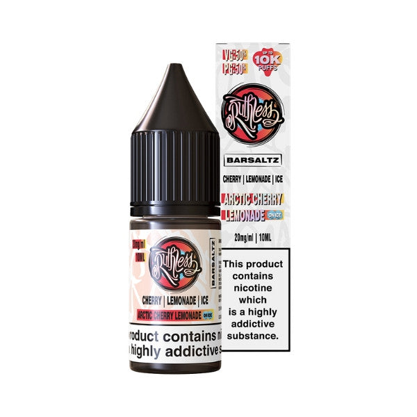 Ruthless Bar Saltz Arctic Cherry Lemonade On Ice Nic Salt Eliquid