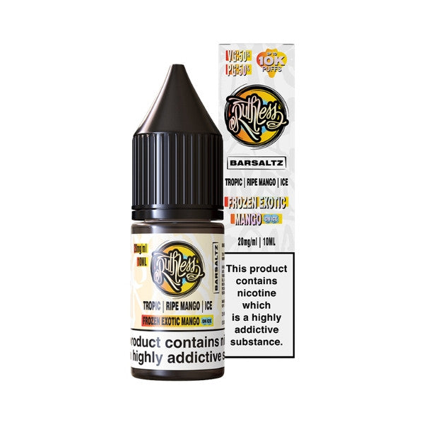 Ruthless Bar Saltz Frozen Exotic Mango On Ice Nic Salt Eliquid