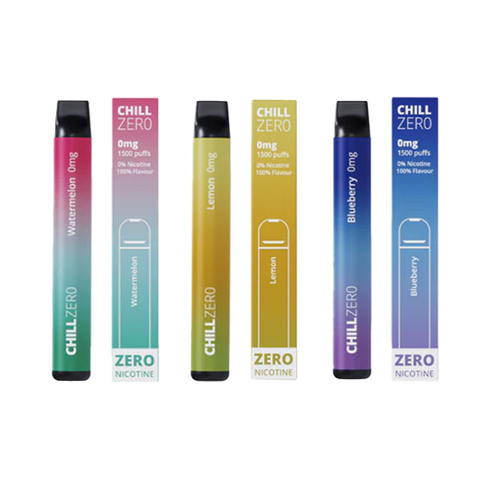 0mg Chill Zero Disposable Vape 1500 Puffs - Vape Center