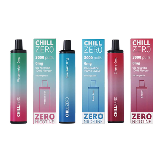 0mg Chill Zero Disposable Vape 3000 Puffs - Vape Center