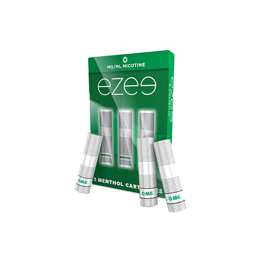 0mg Ezee E-cigarette Cartridges Menthol 1050 Puffs - 2d0116-20