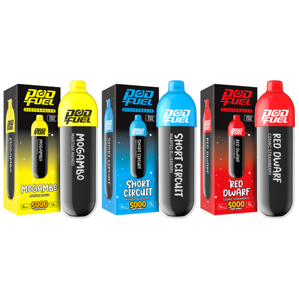 0mg Pod Fuel Bar 5000 Disposable Vape Device 5000 Puffs - Vape Center