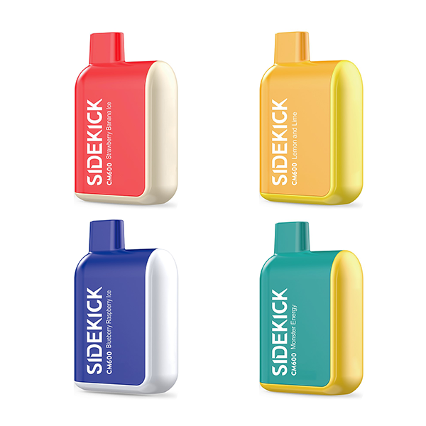 0mg SideKick Energy Caffeine Disposable Vape 600 Puff - Vape Center