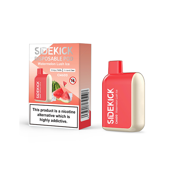 0mg SideKick Energy Caffeine Disposable Vape 600 Puff - Vape Center