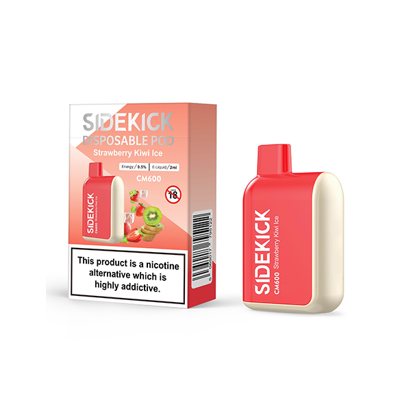 0mg SideKick Energy Caffeine Disposable Vape 600 Puff - Vape Center