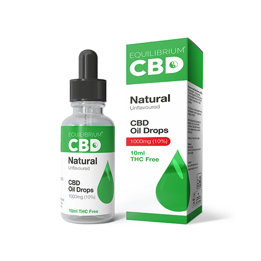 1000mg Equilibrium CBD Oil 10ml - Natural Flavour - Vape Center