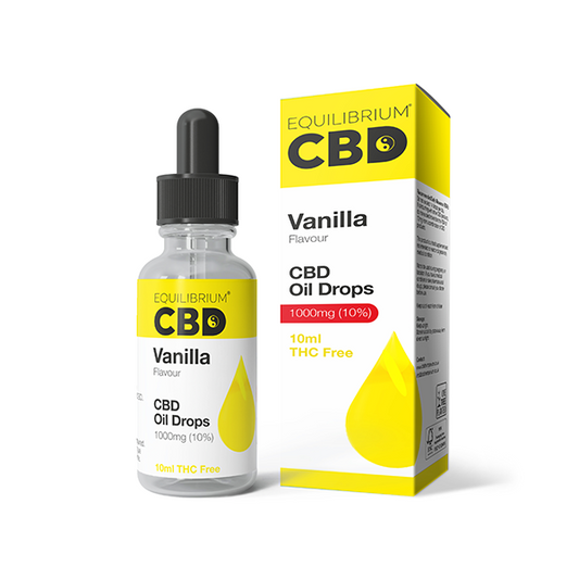 1000mg Equilibrium CBD Oil 10ml - Vanilla Flavour - 2d0116-20