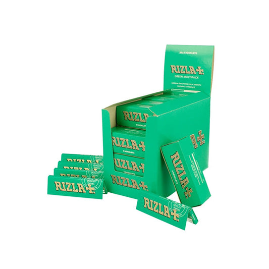 100 Green Multipack Regular Rizla Rolling Papers - 2d0116-20