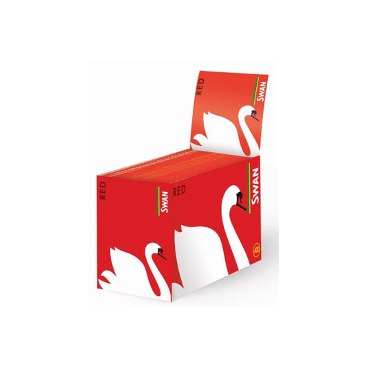 100 Swan Red Regular Size Polling Papers - Vape Center