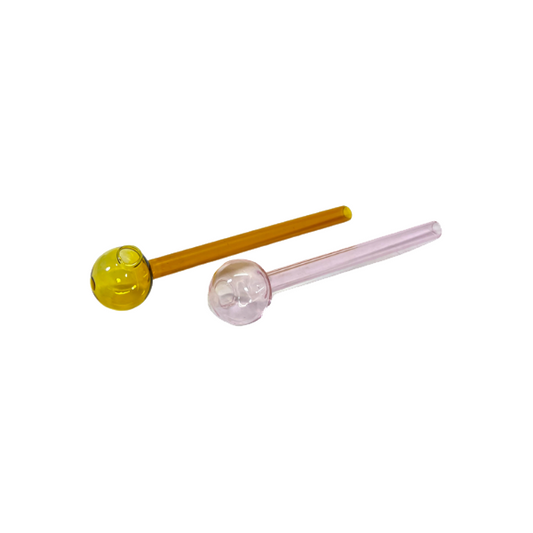 10 X Globe Shape Smoking Glass Pipe 15cm - BL132 - GS1054 - 2d0116-20