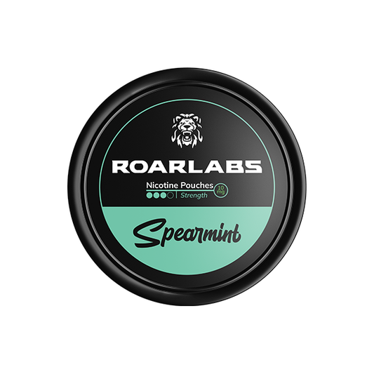 10mg Roar Labs Spearmint Nicotine Pouch - 20 Pouches - 2d0116-20