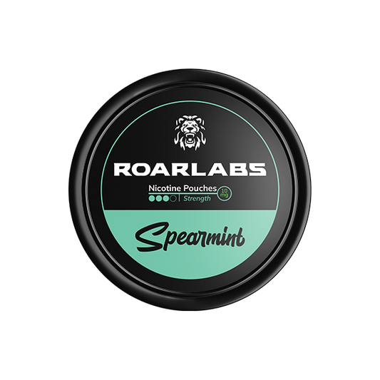 10mg Roar Labs Spearmint Nicotine Pouch - 20 Pouches - Vape Center