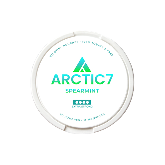 11mg Arctic7 Spearmint Slim Nicotine Pouches - 20 Pouches - 2d0116-20