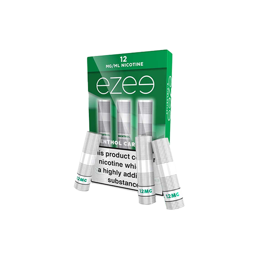 12mg Ezee E-cigarette Cartridges Menthol 1050 Puffs - 2d0116-20
