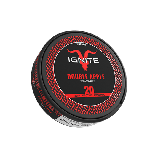 12mg Ignite Double Apple Slim Nicotine Pouch - 20 Pouches - 2d0116-20