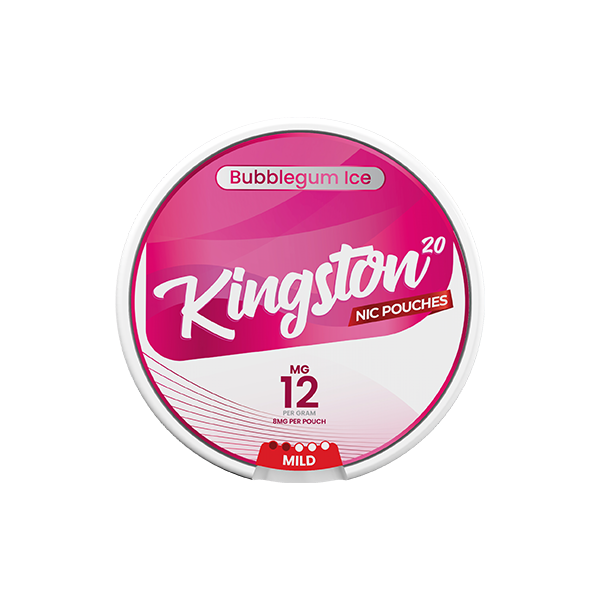 12mg Kingston Nicotine Pouches - 20 Pouches - Vape Center