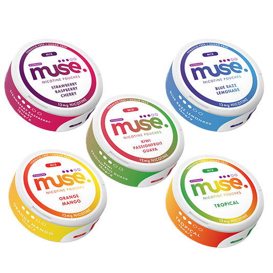 12mg Muse Mix Nicotine Pouches - 20 Pouches - Vape Center
