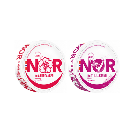 12mg NOR Slim Nicotine Pouches - 20 Pouches - Vape Center