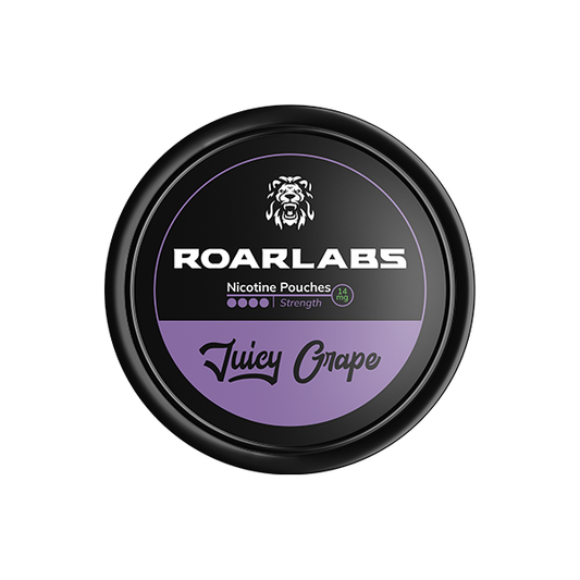 14mg Roar Labs Juicy Grape Nicotine Pouch - 20 Pouches - 2d0116-20