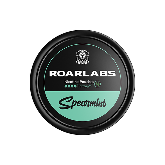 14mg Roar Labs Spearmint Nicotine Pouch - 20 Pouches - Vape Center