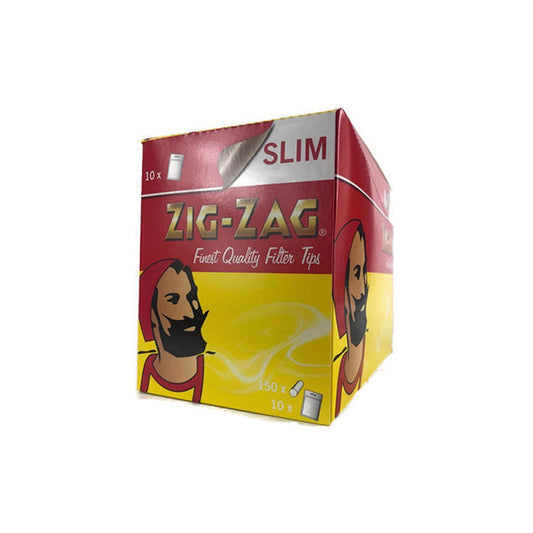 150 Zig-Zag Slimline Filter Tips - Pack of 10 Bags - 2d0116-20