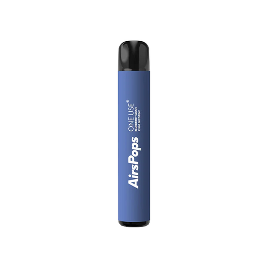 19mg AirsPops By Airscream One Use Disposable Vape Device 800 Puffs - 2d0116-20