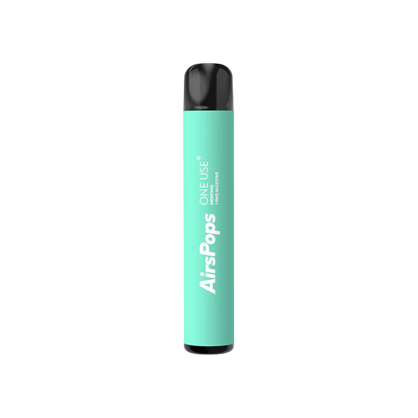 19mg AirsPops By Airscream One Use Disposable Vape Device 800 Puffs - Vape Center