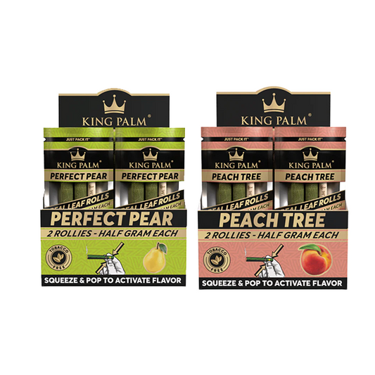 20 King Palm 0.5g Flavoured Wrap Rollies - Display Pack - Vape Center
