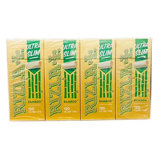 20 Pack Rizla Bamboo Ultra Slim Filter Tips - 2d0116-20