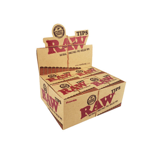 20 Raw Pre-Rolled Roach Tips - 2d0116-20
