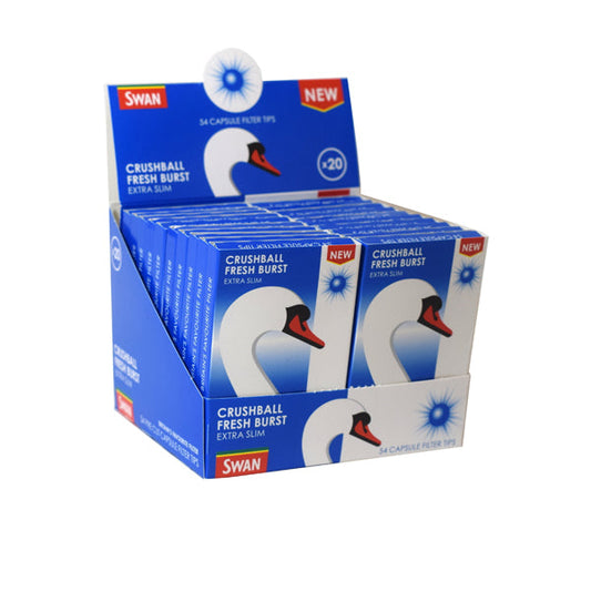 20 Swan Crushball Fresh Burst Extra Slim Filter Tips - Vape Center