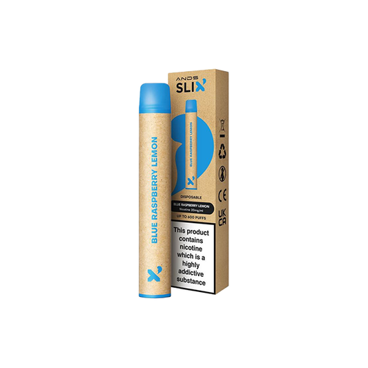 20mg ANDS Slix Recyclable Disposable Vape Device 600 Puffs - 2d0116-20