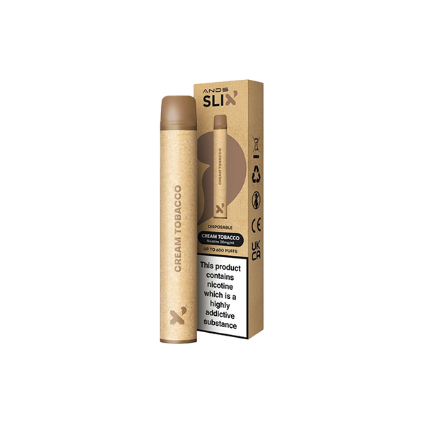 20mg ANDS Slix Recyclable Disposable Vape Device 600 Puffs - Vape Center