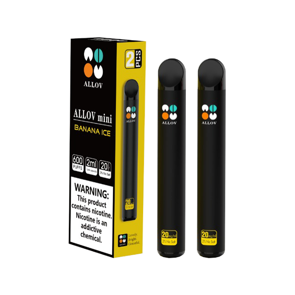 20mg Allov Mini Disposable Vape Device Twin Pack 1200 Puffs - Vape Center