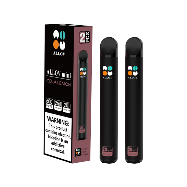 20mg Allov Mini Disposable Vape Device Twin Pack 1200 Puffs - Vape Center