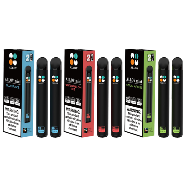 20mg Allov Mini Disposable Vape Device Twin Pack 1200 Puffs - Vape Center