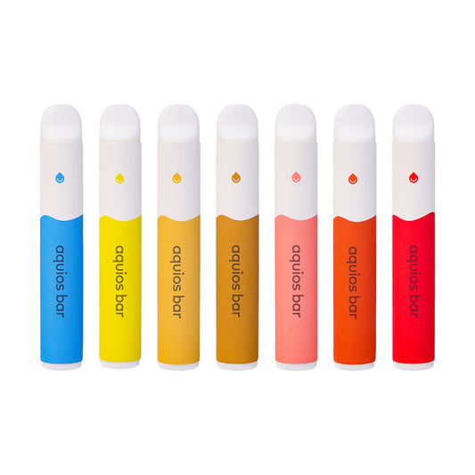 20mg Aquios V3 Bar Water Based Recyclable Disposable 600 Puffs - Vape Center