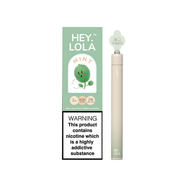 20mg Hey Lola Disposable Vape Device 600 Puffs - Vape Center