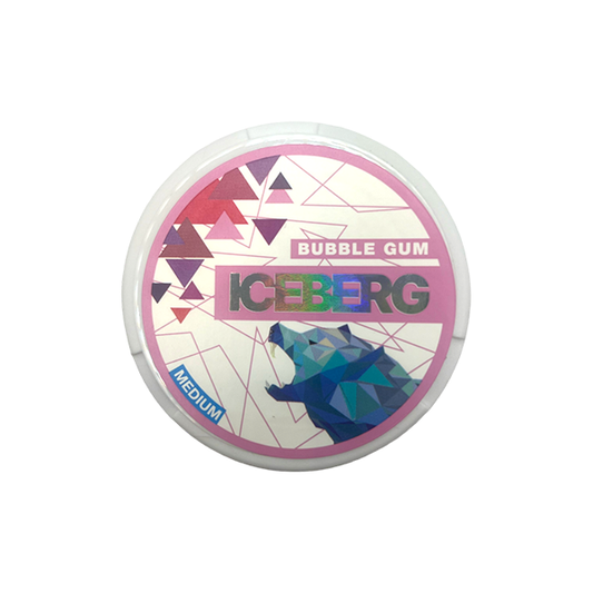 20mg Iceberg Bubblegum Nicotine Pouches - 20 Pouches - 2d0116-20