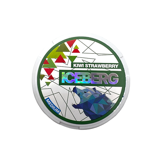 20mg Iceberg Kiwi Strawberry Nicotine Pouches - 20 Pouches - 2d0116-20