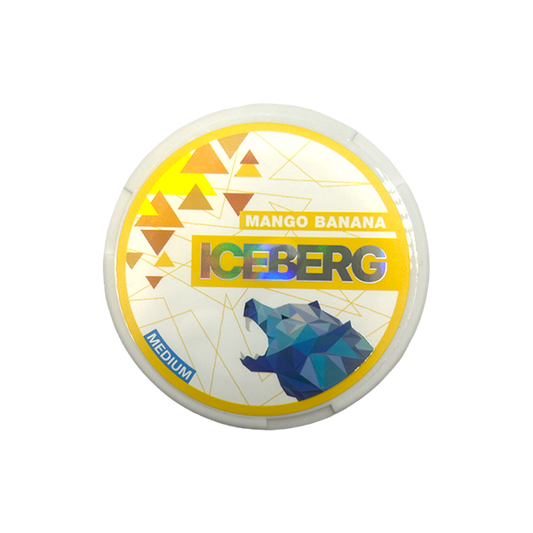 20mg Iceberg Mango Banana Nicotine Pouches - 20 Pouches - 2d0116-20